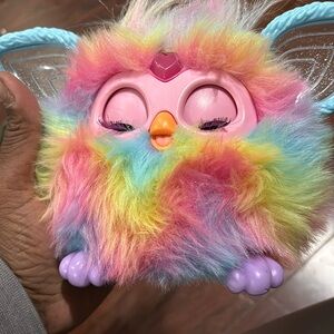Furby 2023 tie dye rainbow